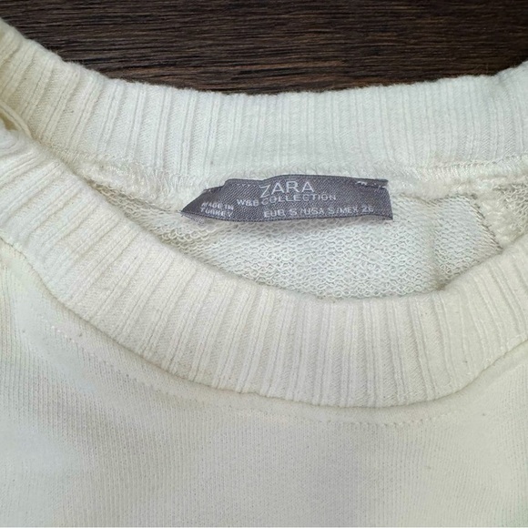 Zara Ivory Tunic Sweatshirt - Picture 3 of 4